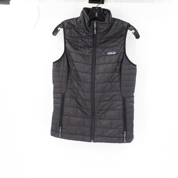 Patagonia Jackets & Blazers - Patagonia Vest Women's XS Nano Puff Full Zip Lightweight Water Repellent Black